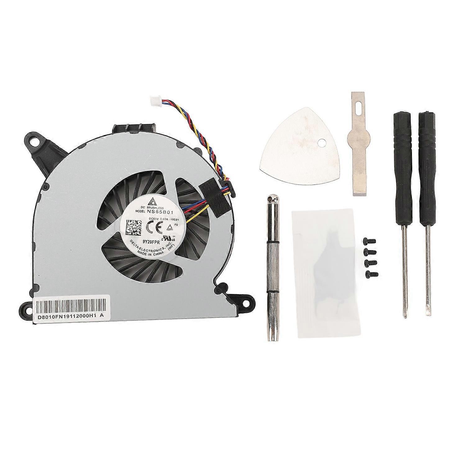 CPU Fan 4 Pin Power Connection CPU Cooling Fan with Tools for NUC10 NUC10i3FNH NUC10i5FNH NUC10i7FNH
