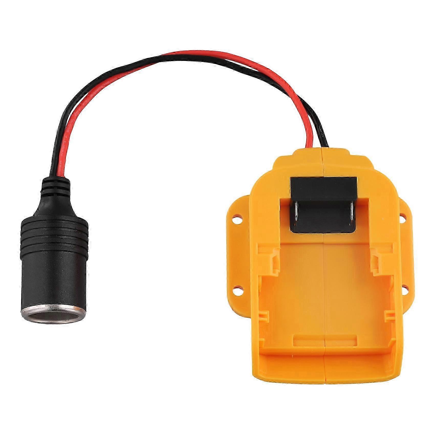 18V to 12V Step Down Power Converter for Dewalt 18V Battery Lighter Interface Adapter for RC Car DIY Edition 1105