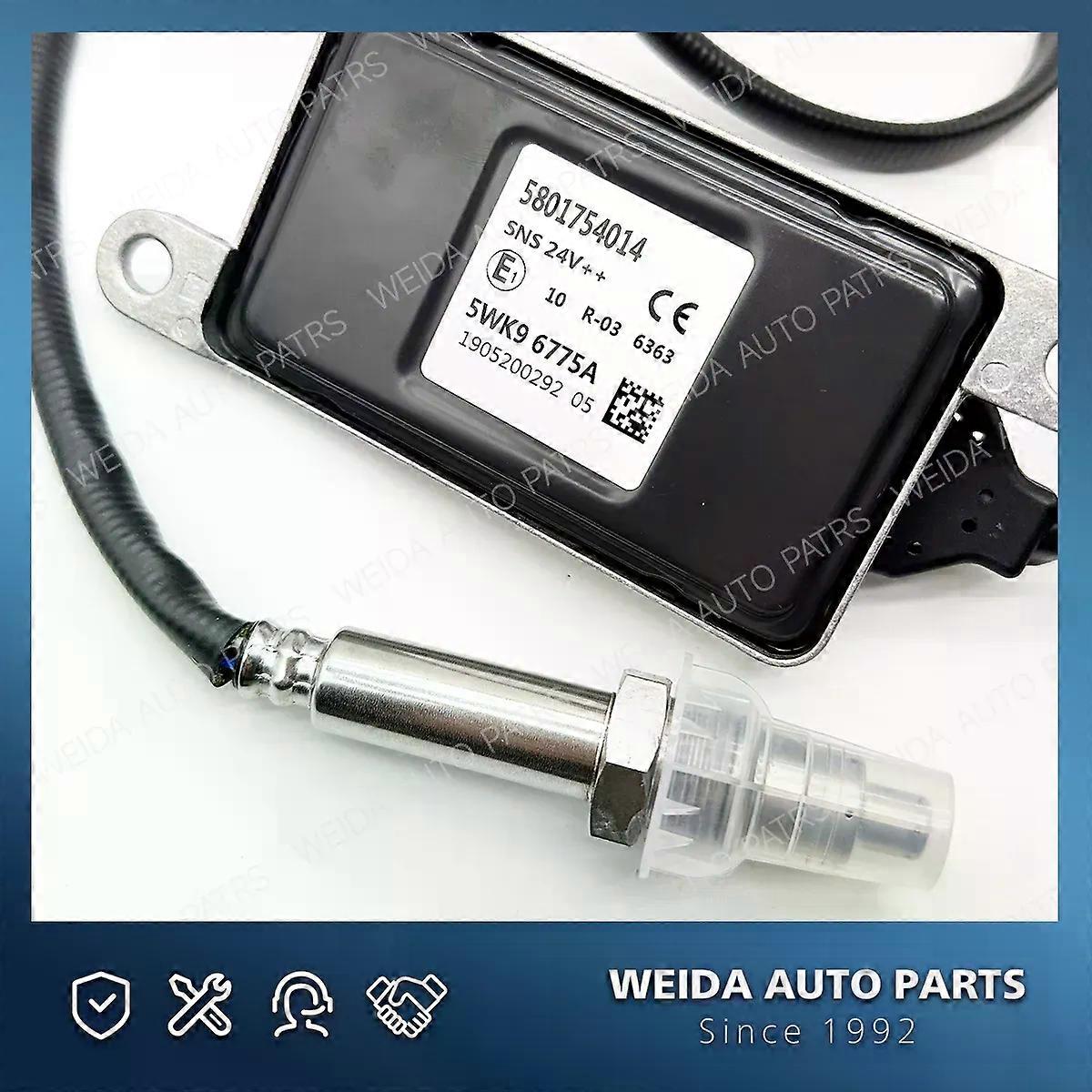 Apply 5801754014 5WK96775A 5WK9 6775A 24V Nitrogen Oxygen Sensor 24V For IVECO Trucks Buses Diesel Exhaust Gas Detection Nox Sensor