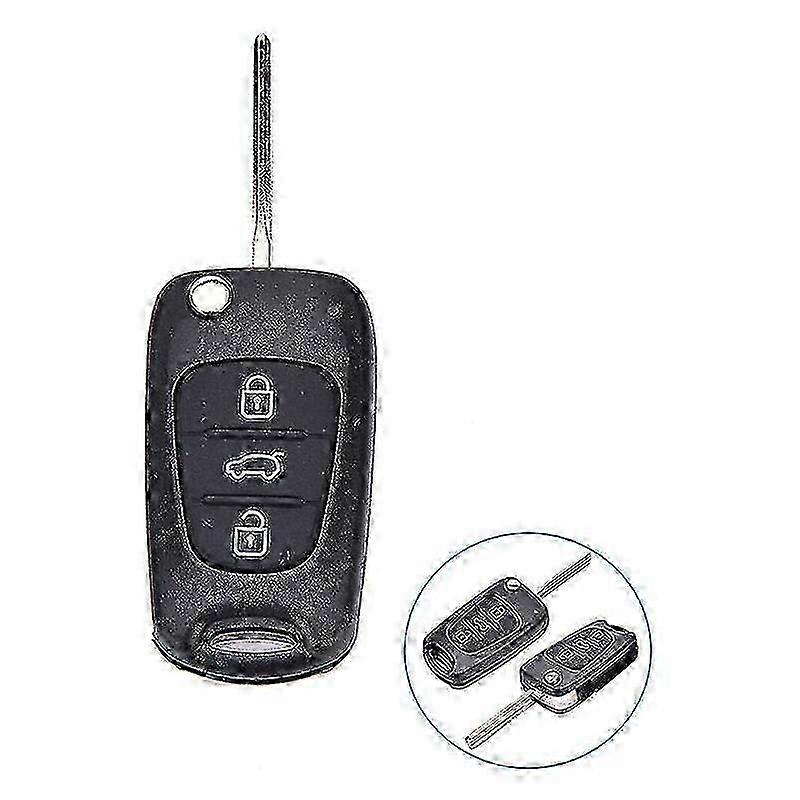 New Arrival Remote Folding Key Shell with 3 Buttons for Hyundai I20, I30, Ix35, I35 Fob