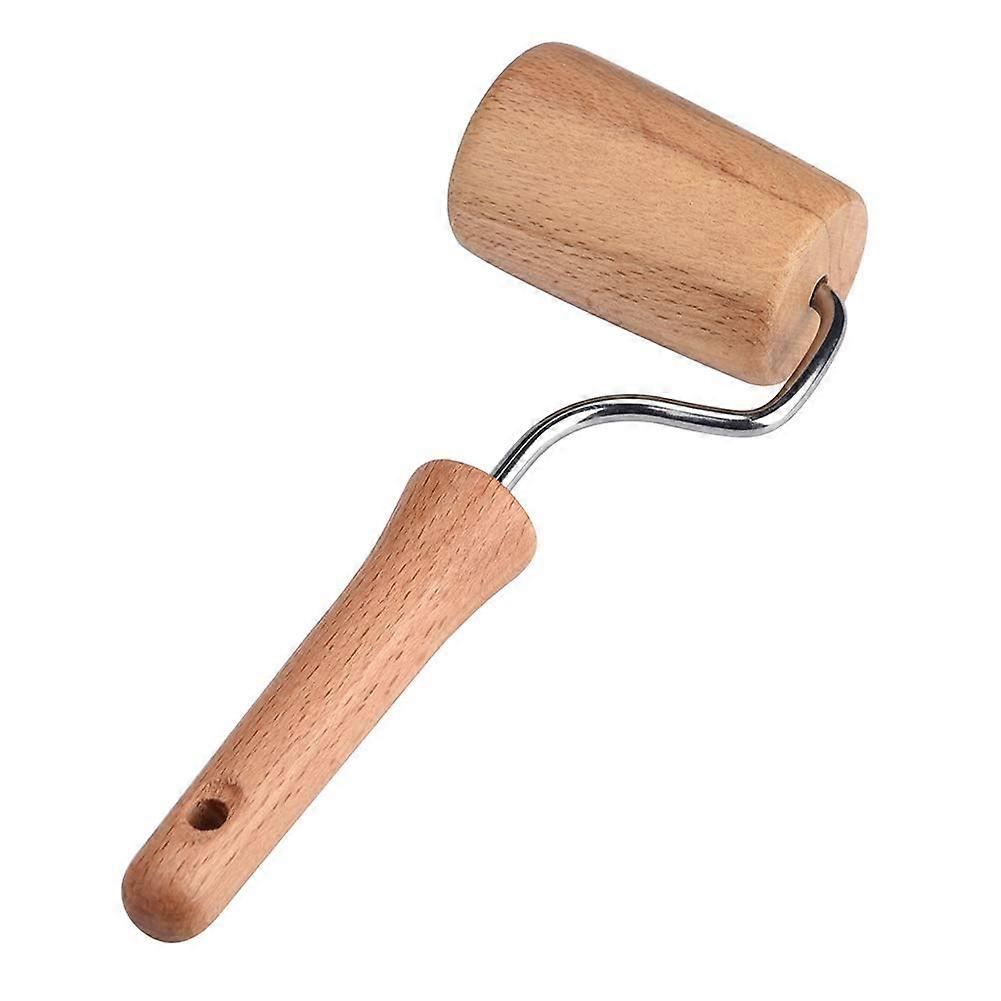 Wooden Rolling Pin For Pizza Dough And Pie Crust 3.07 In X 7.8 Cm For Clay Baking And 5D Diamond Painting