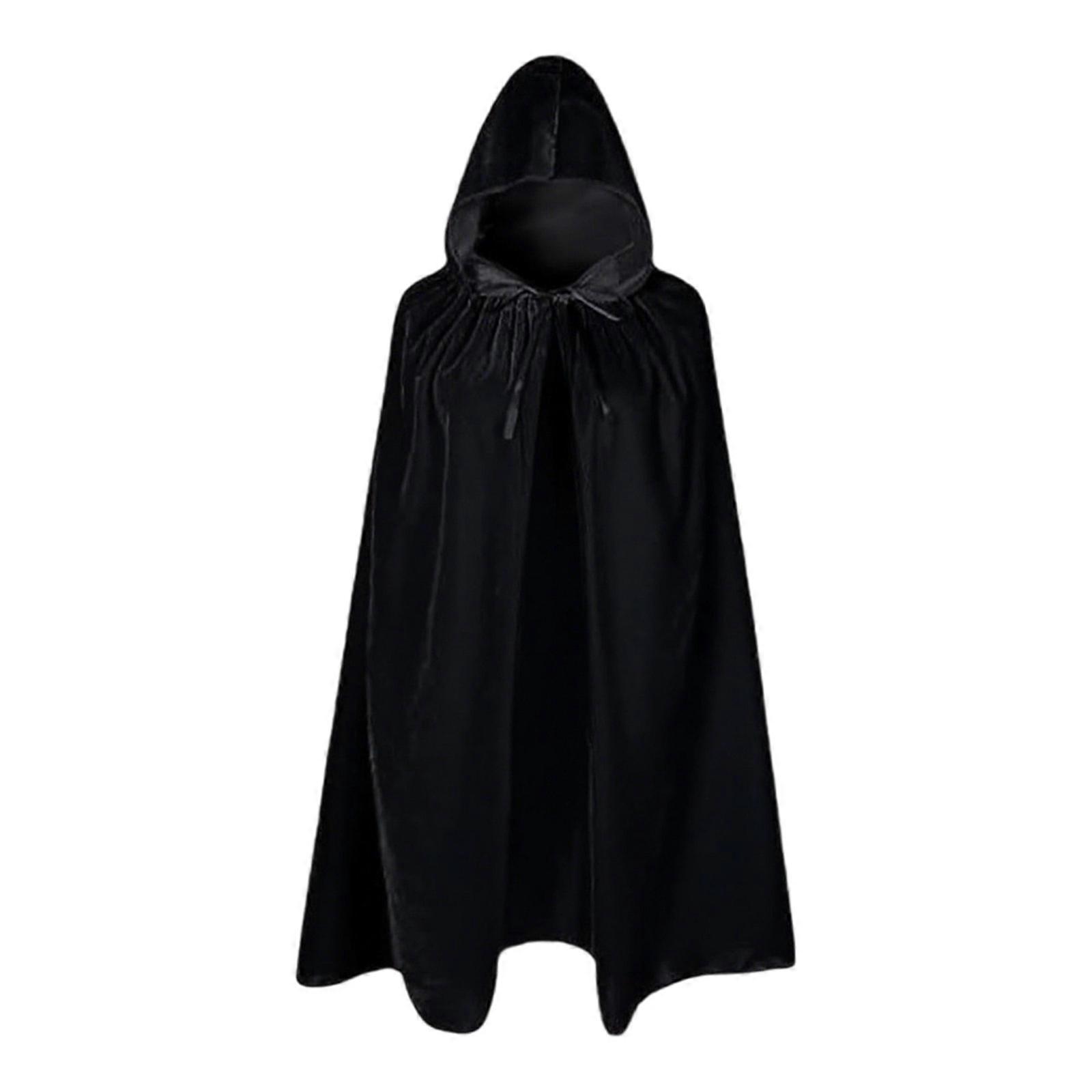 Cape festive en velours avec nœud sur le devant, idéale pour les concerts de Noël, les pièces de théâtre scolaires et bien plus encore. Tissu doux et respirant. Noir, épaules dénudées.