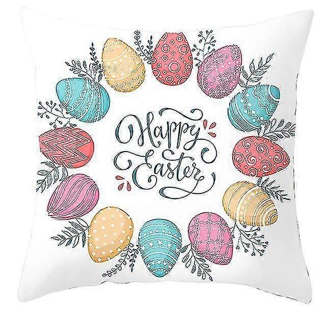 45x45cm Sofa Rabbit Rabbit Pillowcase Pillowcase Happy Easter Home Decorations