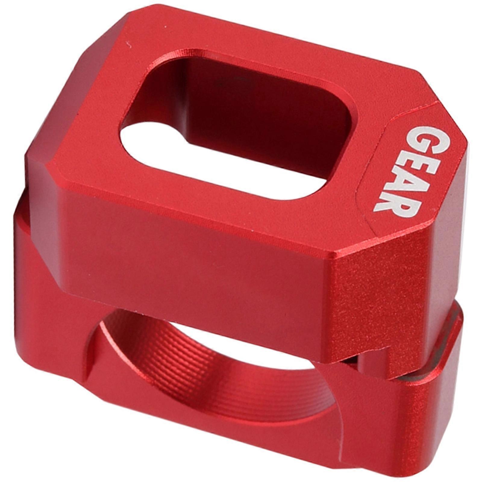 Motorcycle Gear Display Bracket Multi Angle Adjustment Lightweight Aluminum Alloy Shock Absorption Structure Easy Installation For All Bikes  Red