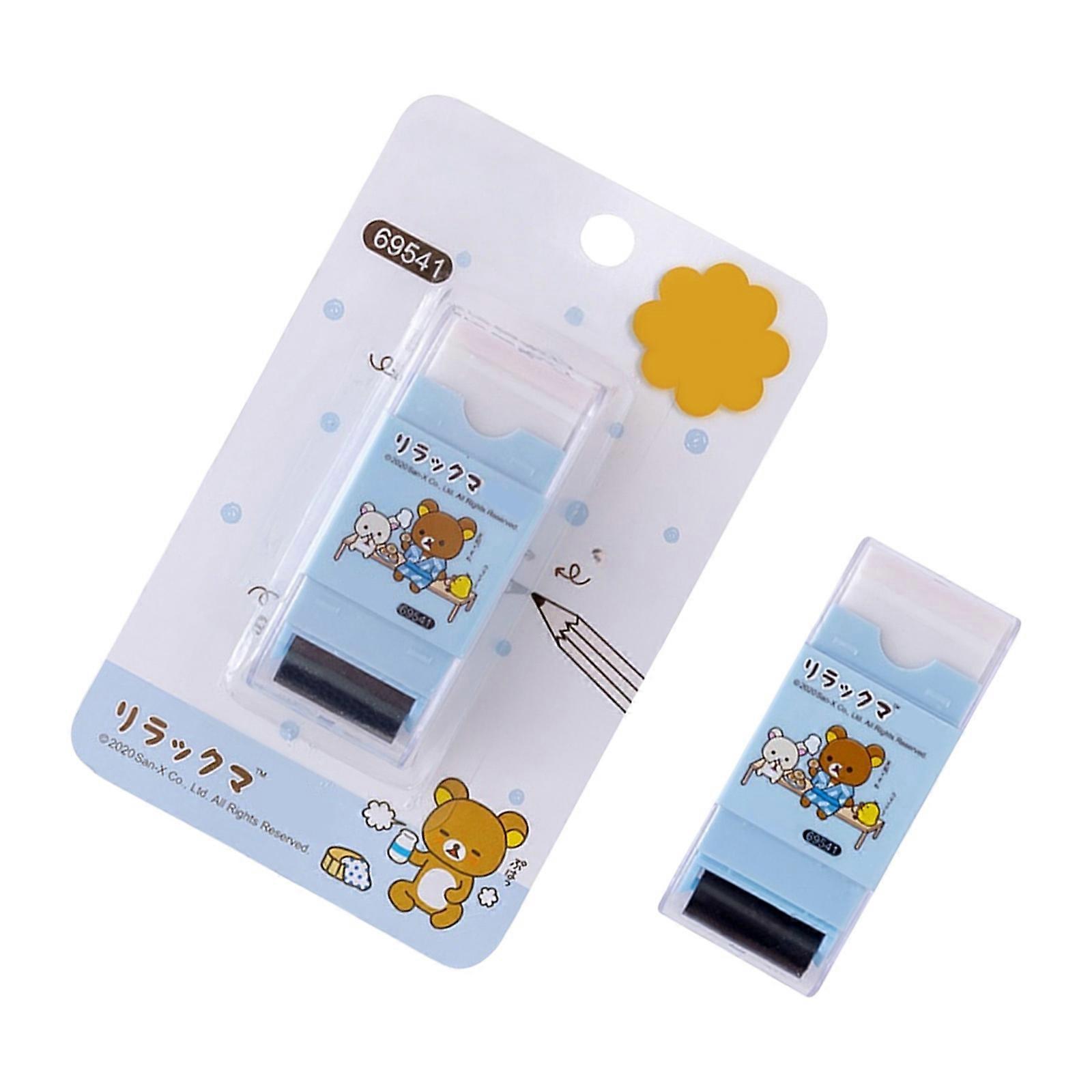 3 In 1 Eraser Pencil Sharpener And Eraser Shavings Cleaner Portable Pencil Sharpener with Rubber Eraser For Student Kid Multicolor