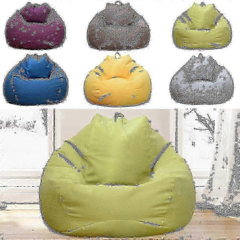 Extra große Sitzsäcke Stühle Sofa Bezug Indoor Lazy Lounger für Erwachsene Kinder (ohne Füllstoffe) - JA