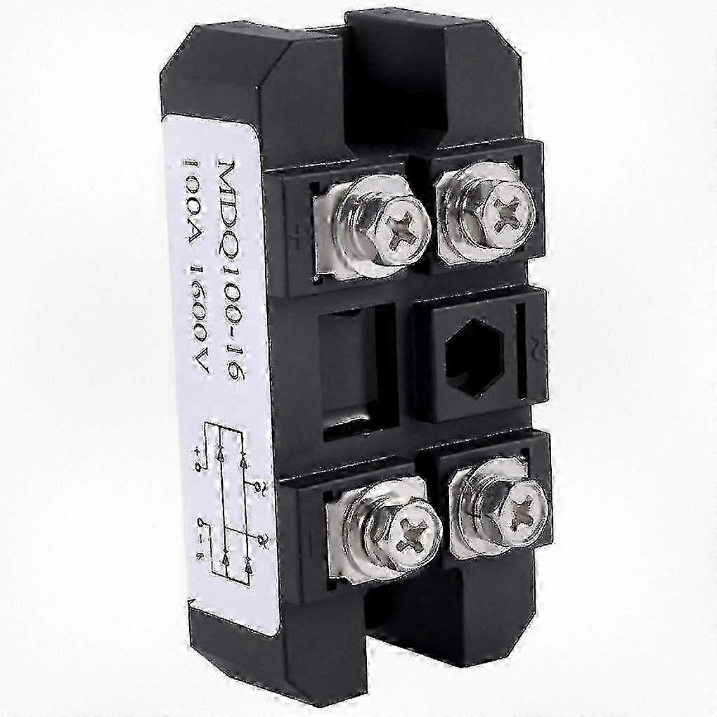 MDQ 100A 1600V Black Single Phase Diode Bridge Rectifier High Power 100 Amp