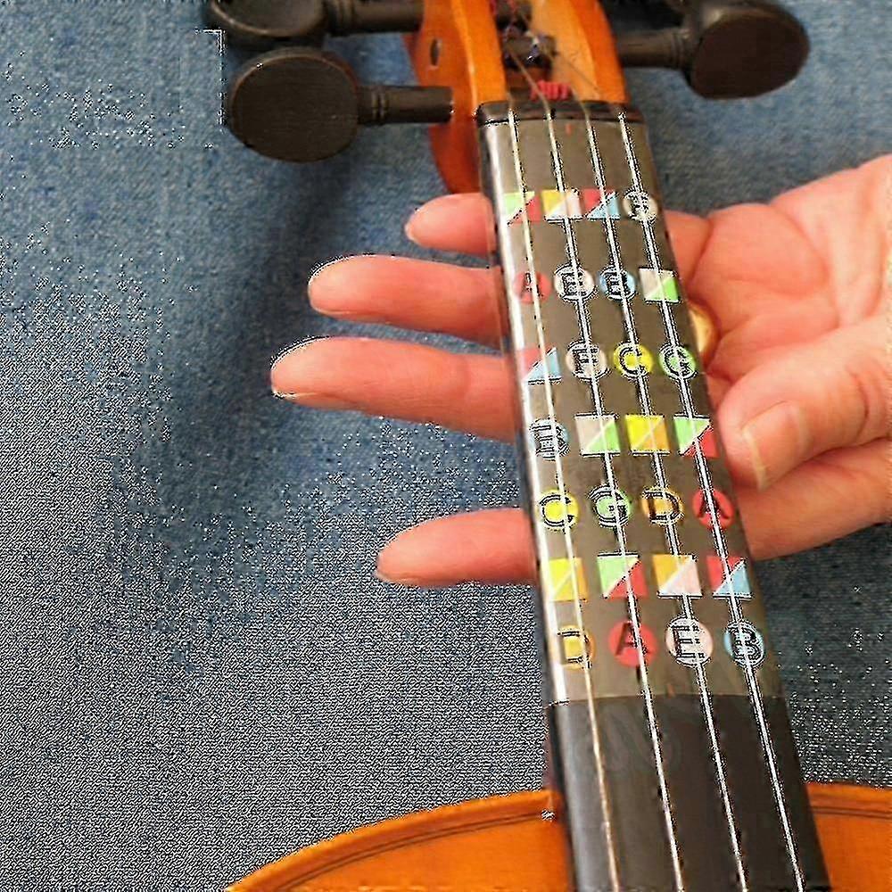 Violin Beginner Learning Tools, Fiddle Fingerboard Chord Note Stickers, Fret