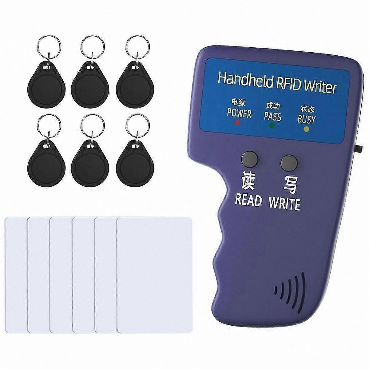 Handheld 125kHz RFID Reader Writer Duplicator for Access Control Cards