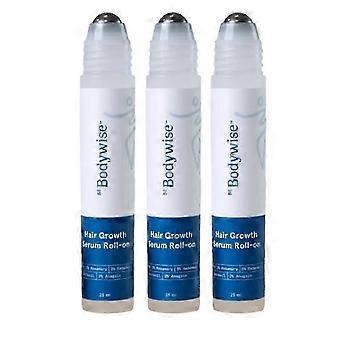 suitable for 1/2/3x Be Bodywise Hair Growth Serum Roll On - 3% Rosemary, 3% Redensyl & 2% - (25ml) N