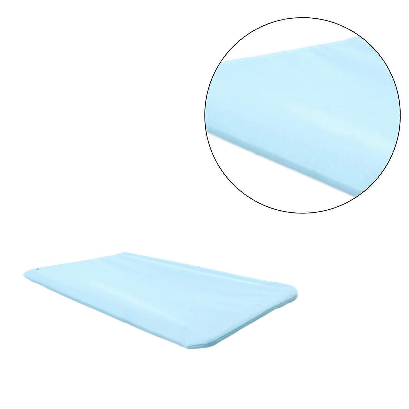 Cat Hammock Small Pet Window Hanging Bed Swing Bed With Suction Cups Solid Color Pet Window Breathable Cloth Bed  sky blue