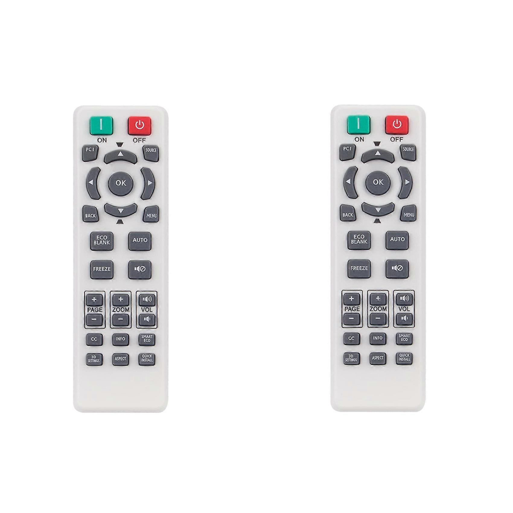 2X RS7286 Replace Remote Control for Projector TH682ST TH681 TH535 TH530 MS527 MS524 W1080ST W1070 H