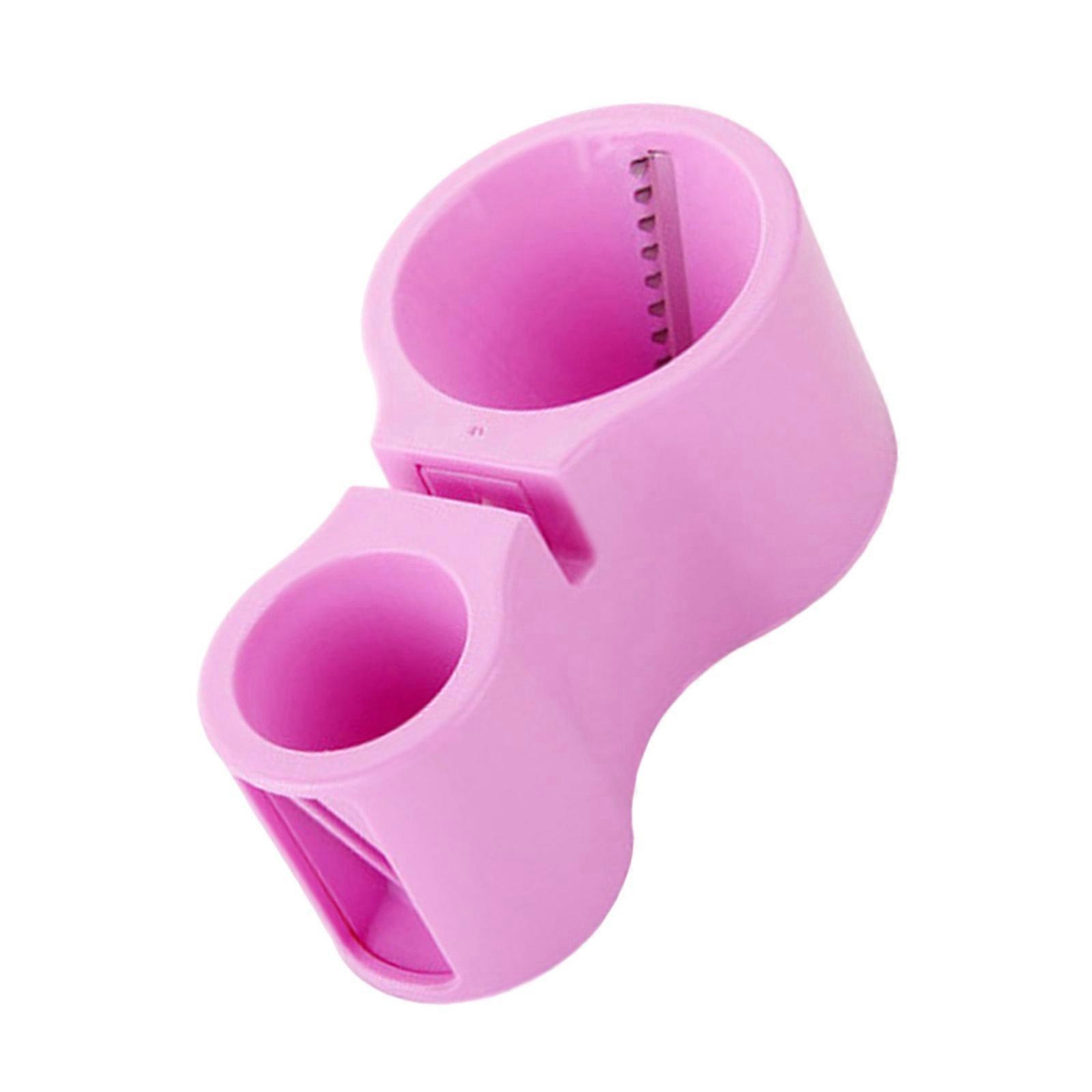 Professional Spirals Vegetable Grater Double Head Shredders With Sharpening Feature Dishwasher Safe Compacts Design  Pink