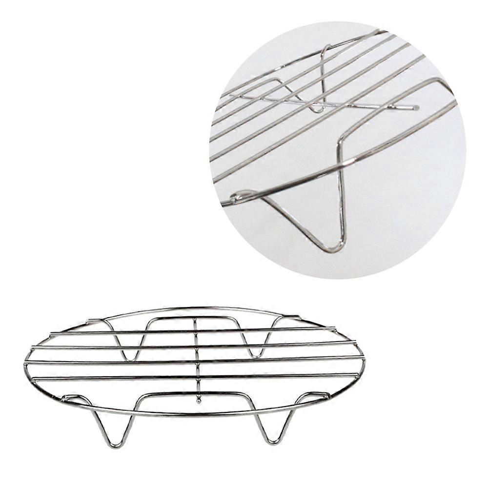 Kitchen Steamer Rack Stainless Steel for Cooking Use 3Pcs Round