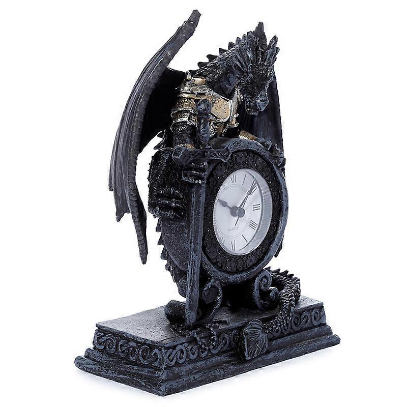 Gothic Armoured Dragon Mantle Clock 1 Pack