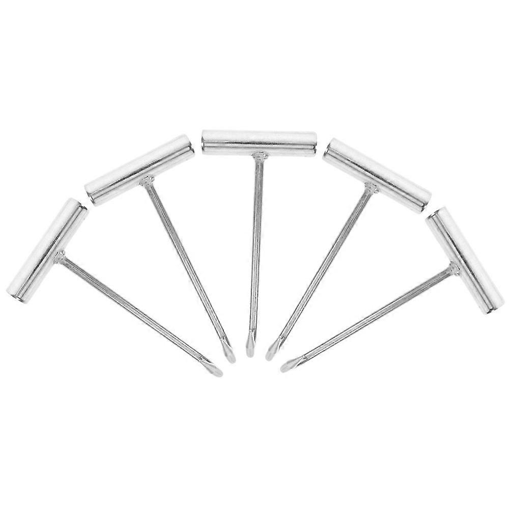 Meat Boning Hook T Shaped for Kitchen and Bbq 5Pcs Set