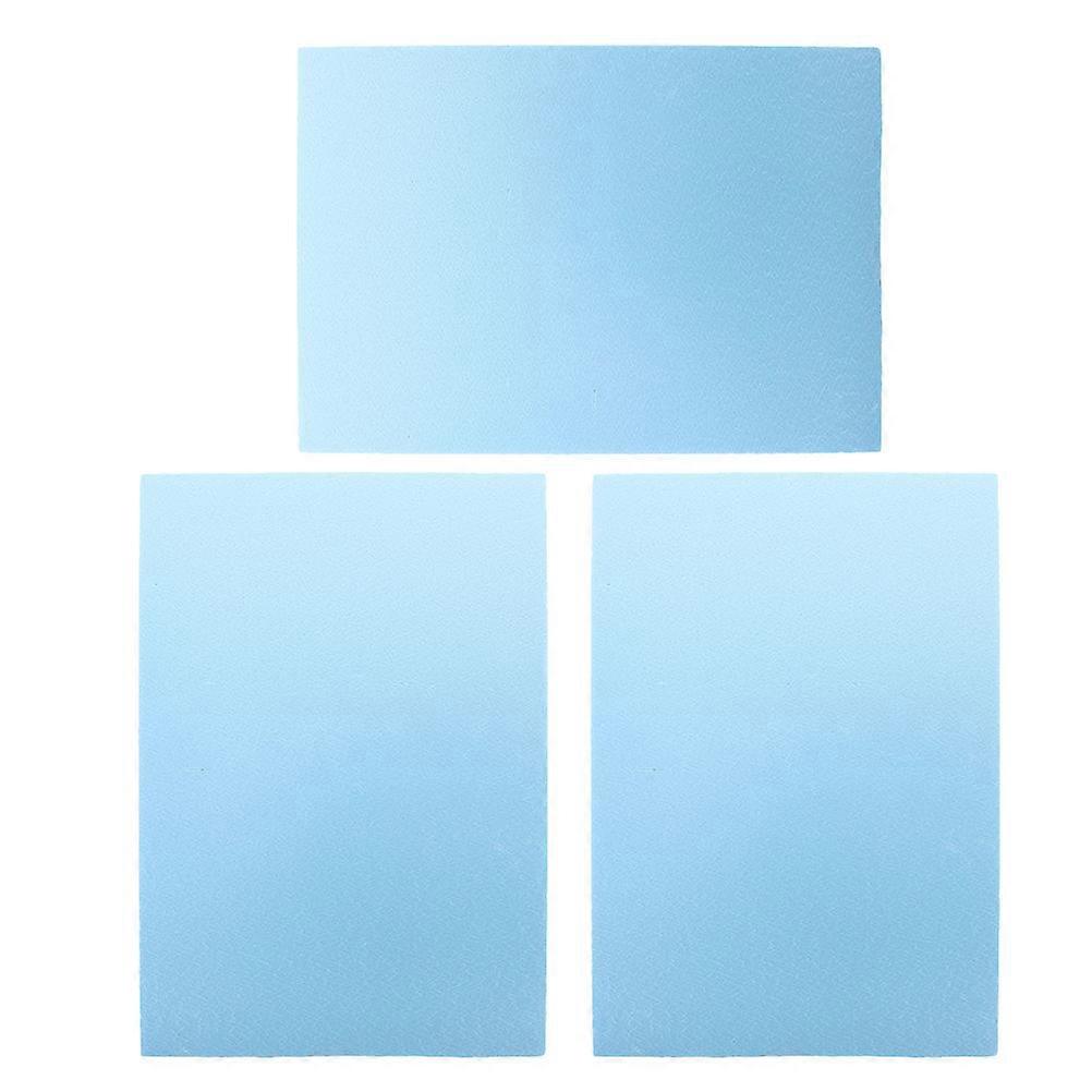Scenic Craft Foam 3Pcs Foam Board Model for Crafting Sky-Blue Model Building