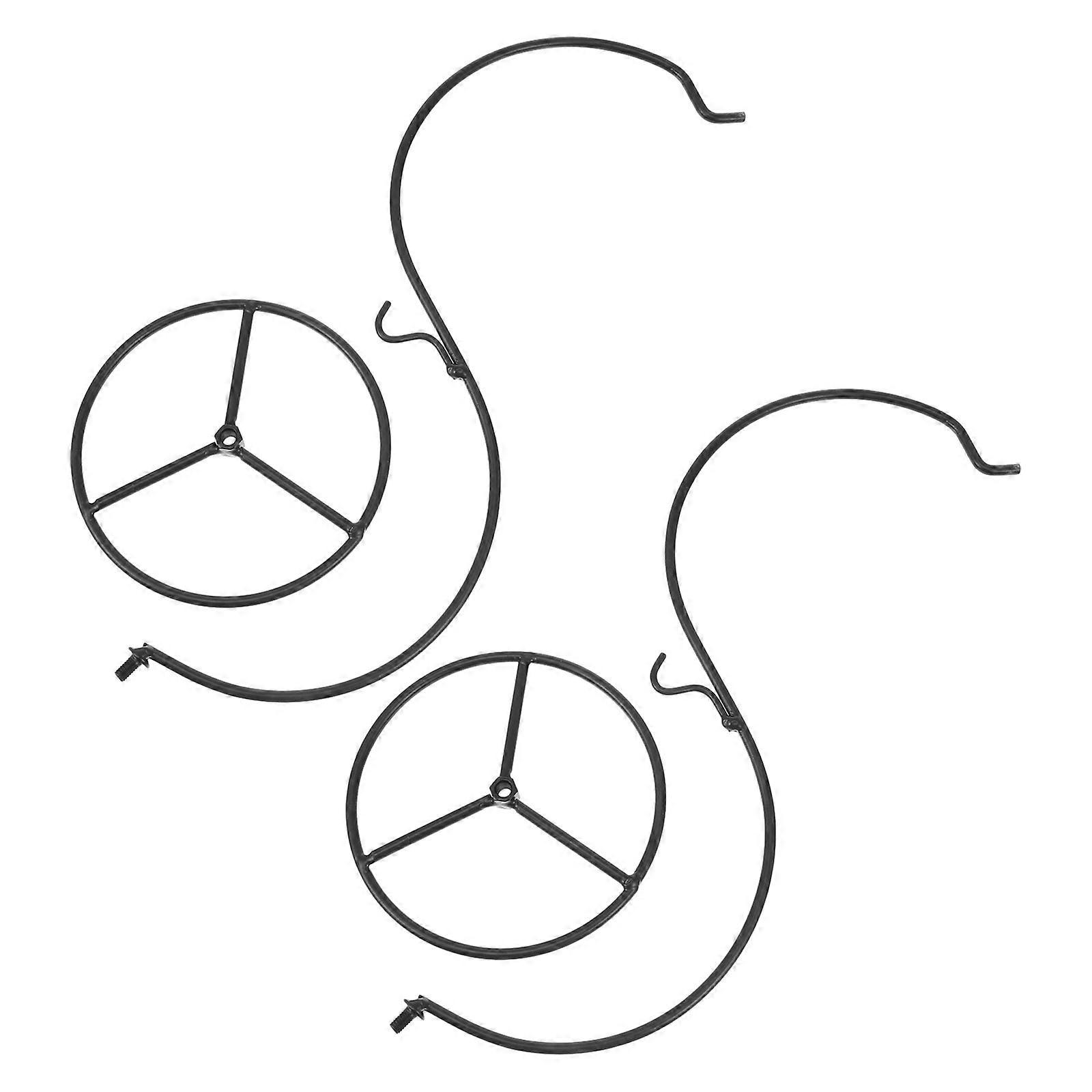 Micro Landscape Bottle Hanger Iron Ornament Display Stand for 2Pcs