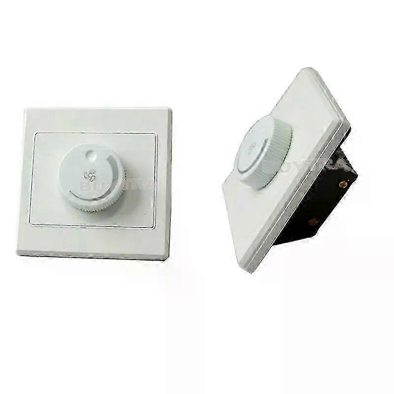 220v 10a Dimmer Light Switch Adjustment Lighting Control Ceiling Fan Speed Control Switch Wall Button Dimmer Switch