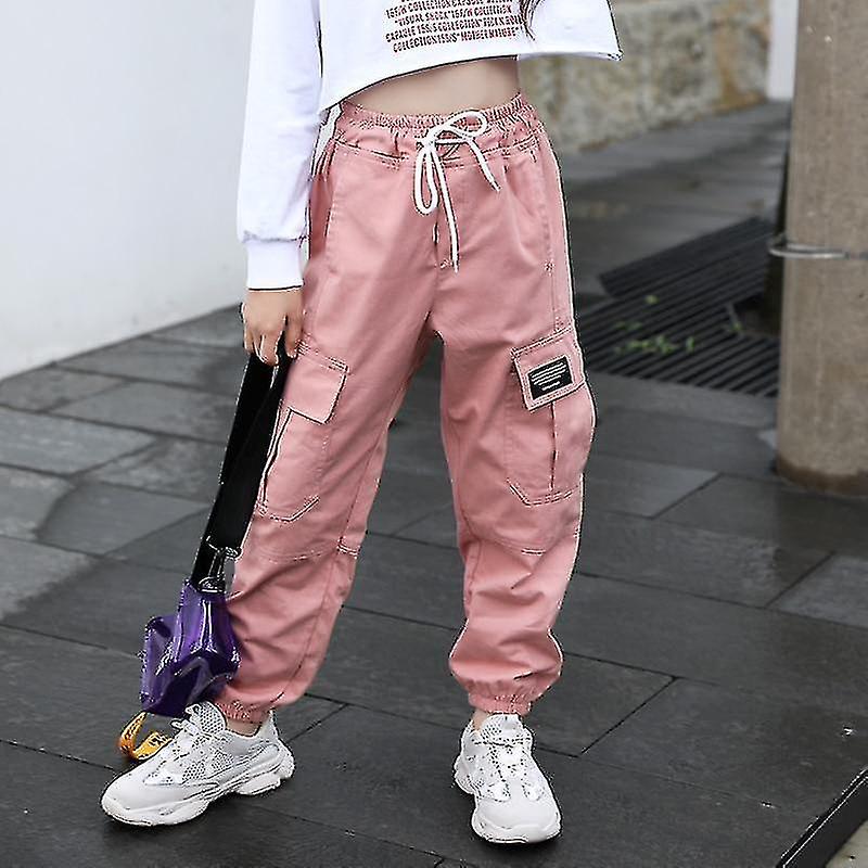 Bomull Cargo Pants Multi-pocket Sweatpants - Elastiska Kläder