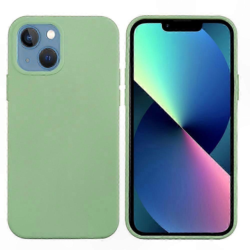 Liquid Silicone Protective Case for 13 Mini - Green Back Shell Cover