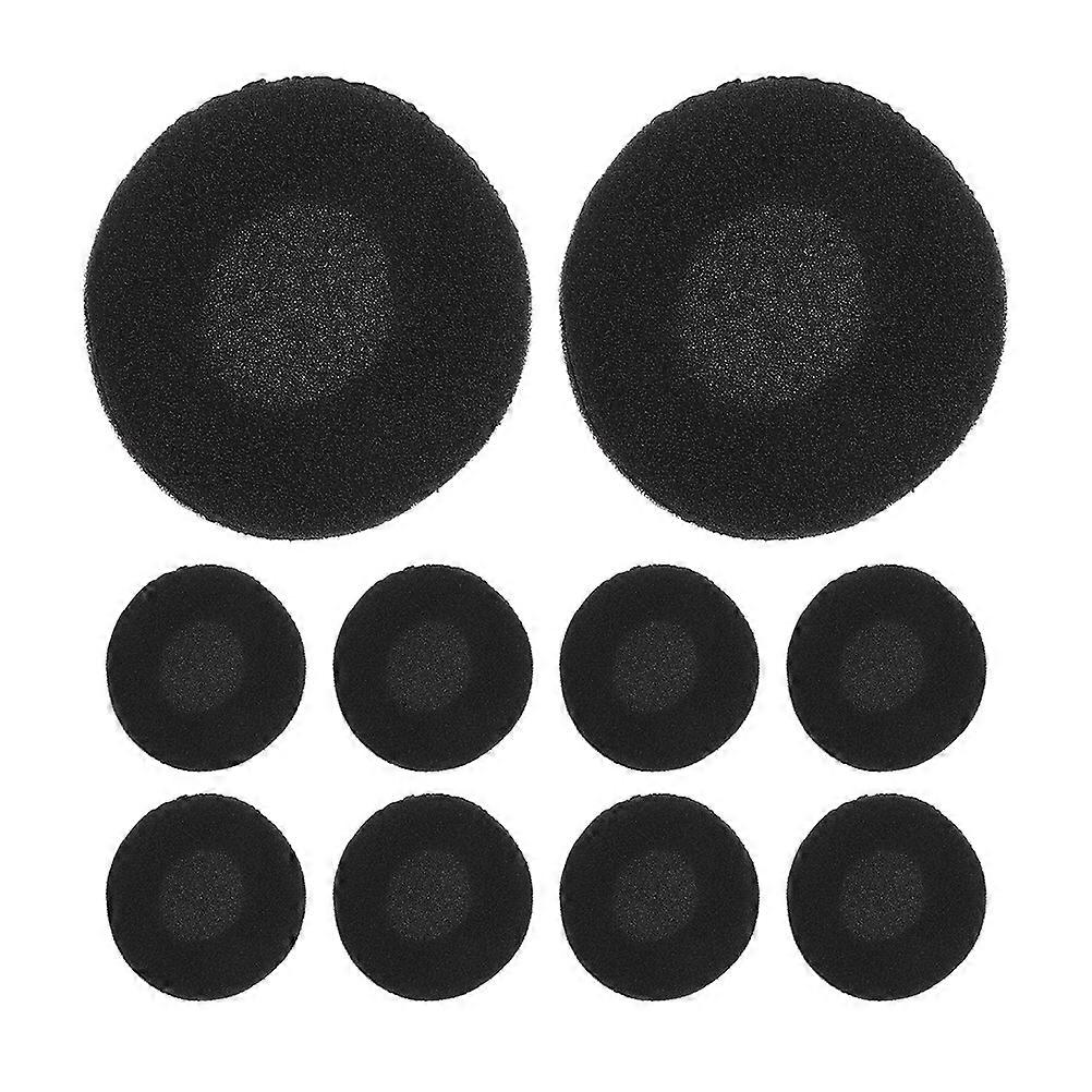 Earphone Accessories Ear Pads for Replacement 10Pcs Soft Foam Sponge Covers