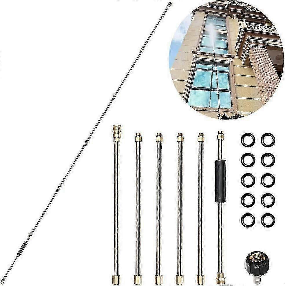Washer Extension Kit 1/4' Lance Power 6 Wands Max Length 228cm