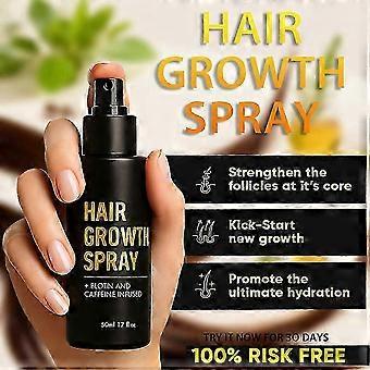 HaloGrow ??Hair Growth Spray with Biotin & Caffeine-Fast-Acting Hair Regrowth Treatment for Thinning Hair in Men & Women tiaogg