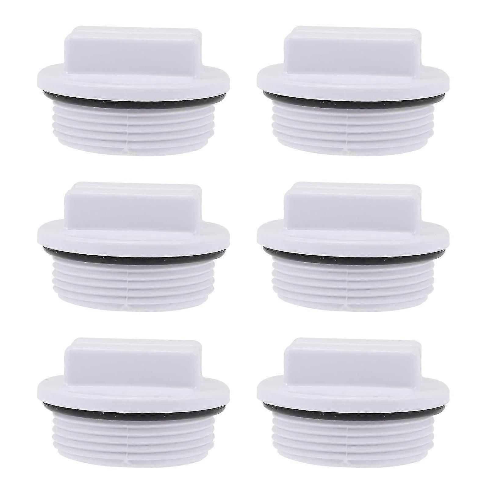 Threaded Pool Jet Winterizing Plug Set of 6 for Water Leakage Prevention