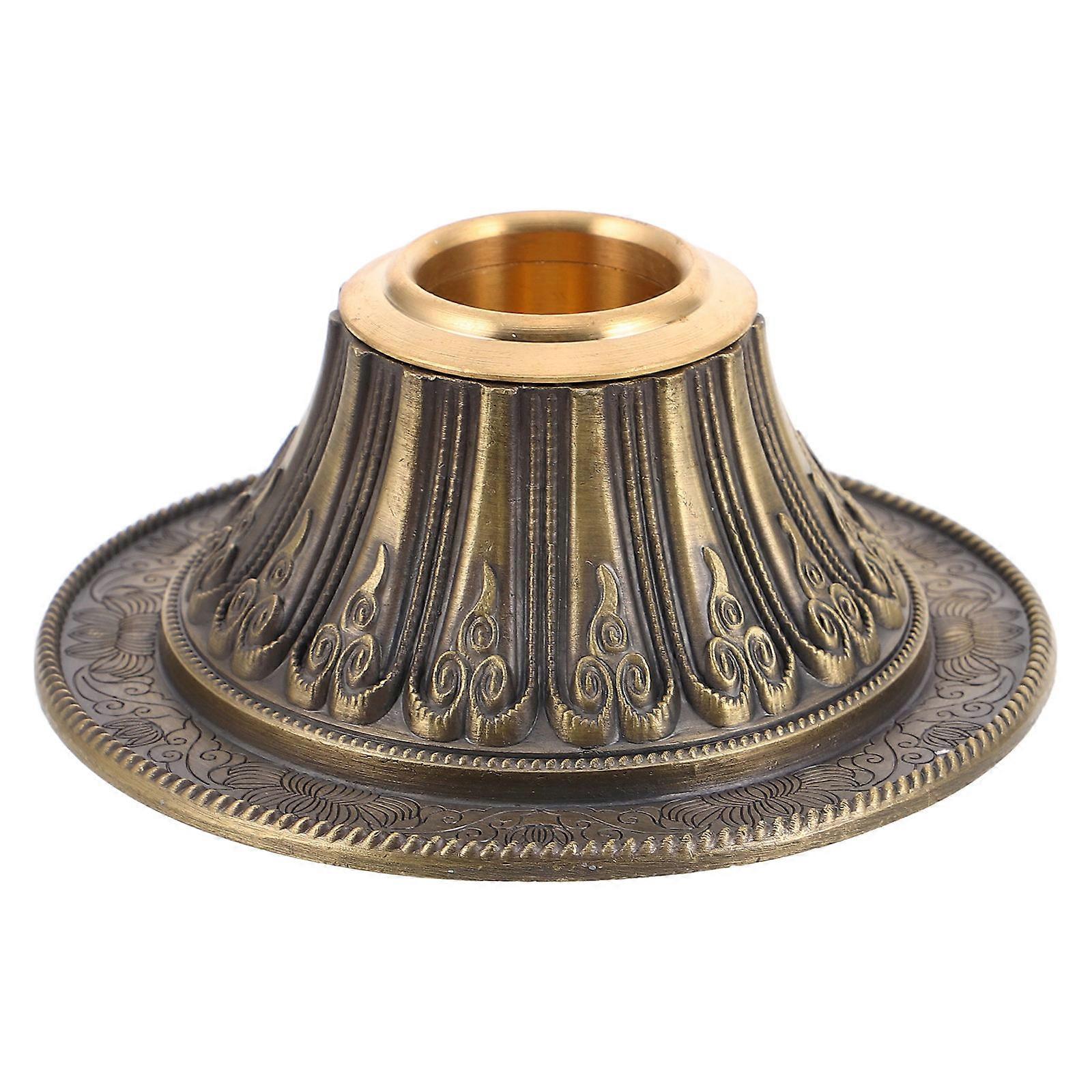 Copper Prayer Wheel Support Stand for Home Use