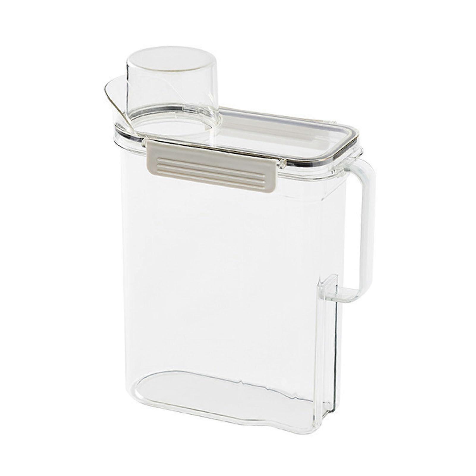 Laundry Detergent Storage Container with Large Capacity Moisture Proof Sealed Lid Durable Plastic