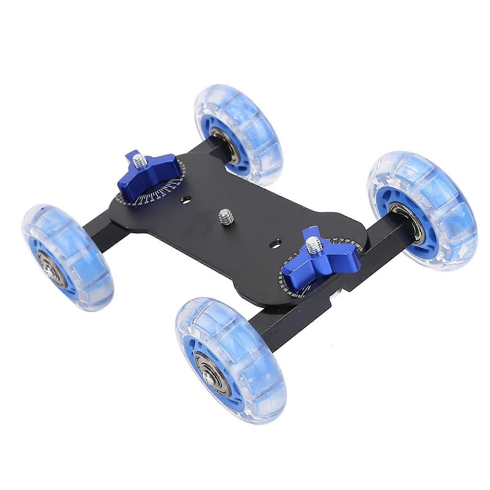 Camera Slider Aluminium Skater Dolly for DSLR Smooth Silent Motion and Wide Compatibility
