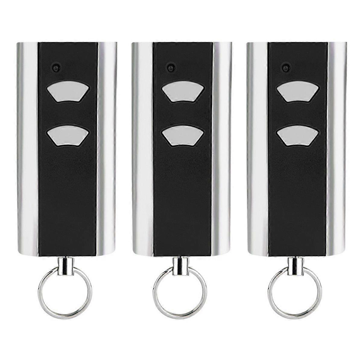 3PCS Garage Door Opener for RCU 433-2K 433.92 MHz Replacement Garage Door Remote Control Handheld T