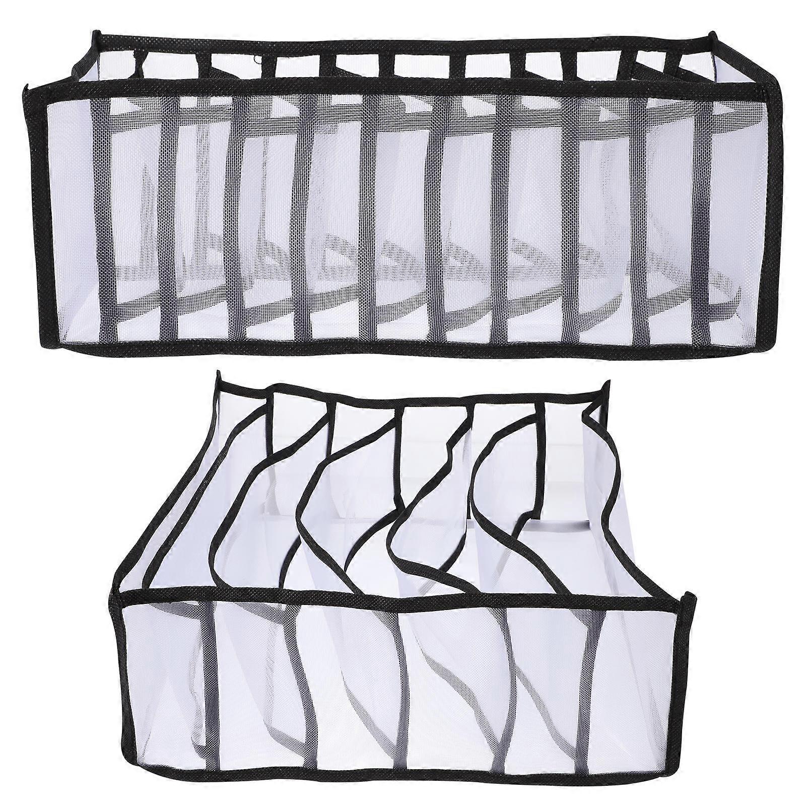 Sock Storage Case Portable Organizer Box for 2Sets Household Storage