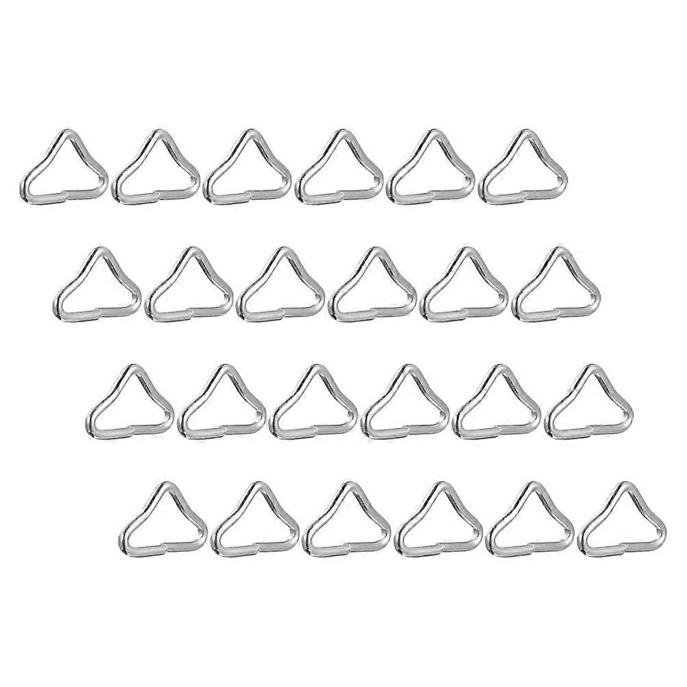 Trampoline Replacement Parts Triangle Rings for Heavy-Duty Stability 24Pcs