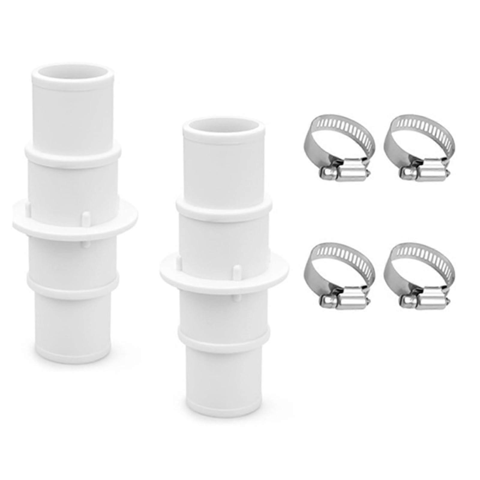 Pool Hose Adapter Coupling for Swimming Pool Vacuum Hose Connector Fitting, Flexible Leak 2 Sets