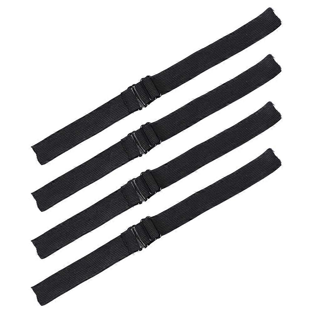 Wig Elastic Band for Easy Application and Removal 4Pcs Black