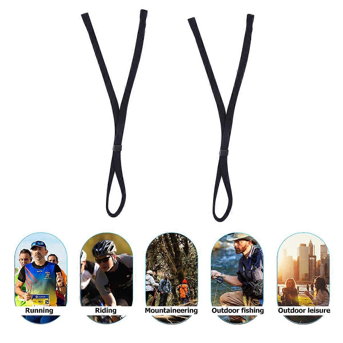 Adjustable Eyewear Rope Non-Slip Glasses Strap Outdoor Use 2Pcs