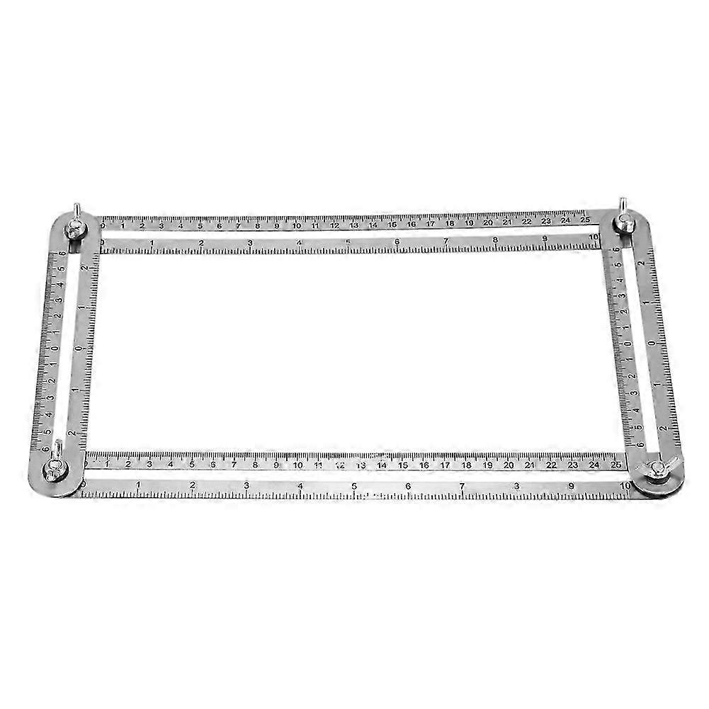 2026 Stainless steel multifunctional four-sided angle ruler measuring tool measuring instrument marking tool