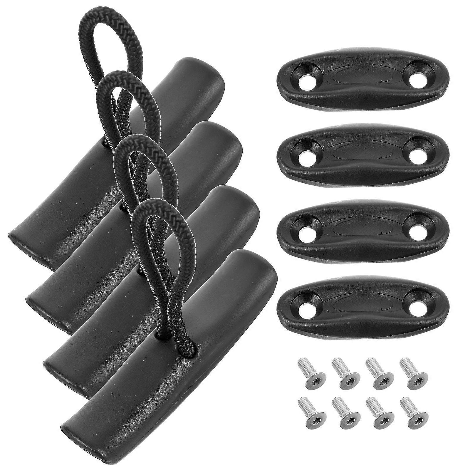 Kayak Pull Handle Durable Carry Handle with Rope Cord for Outdoor Use 16Sets