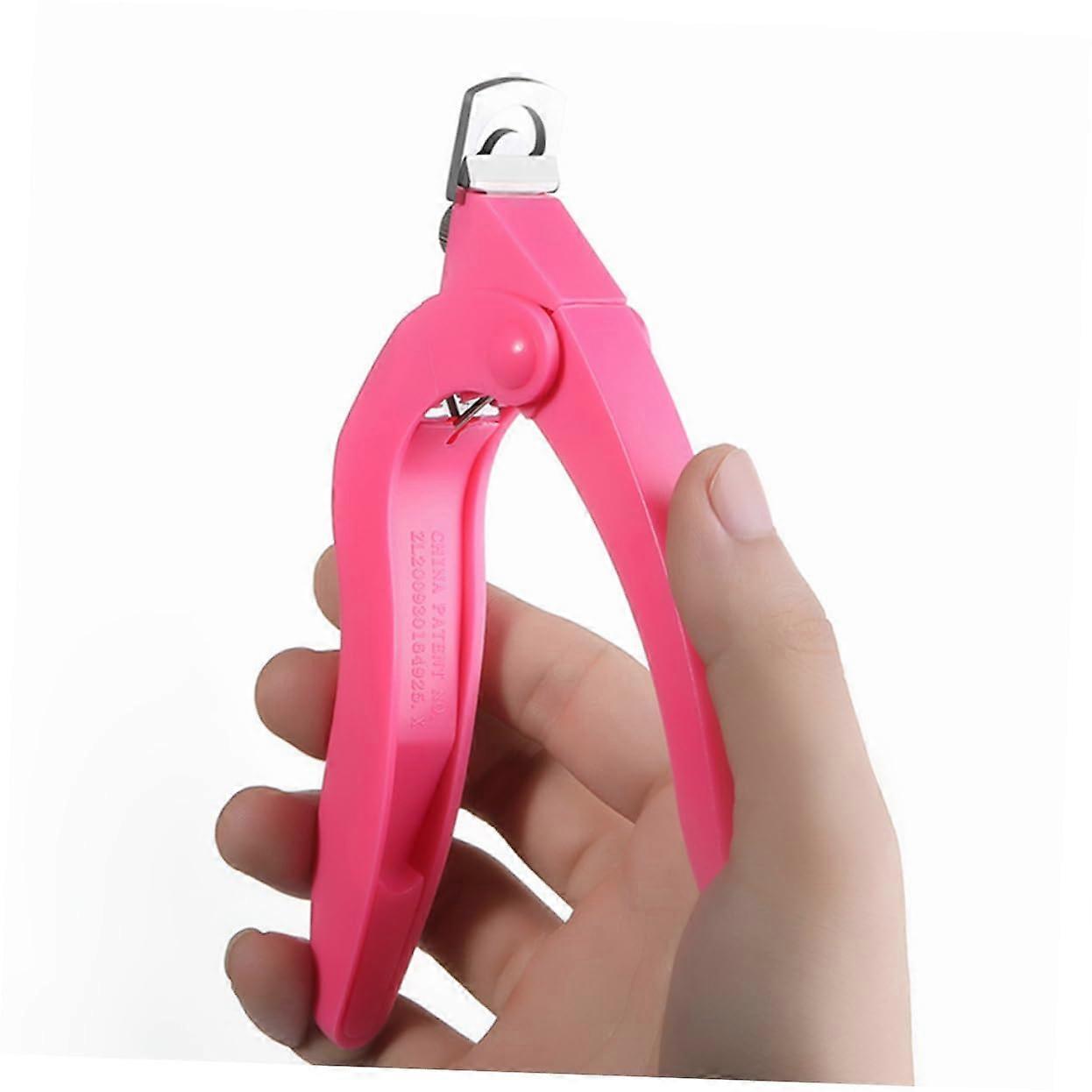 2pcs U Shape Nail Clipper Stainless Steel Tip Trimmer for Acrylic and Artificial Nails