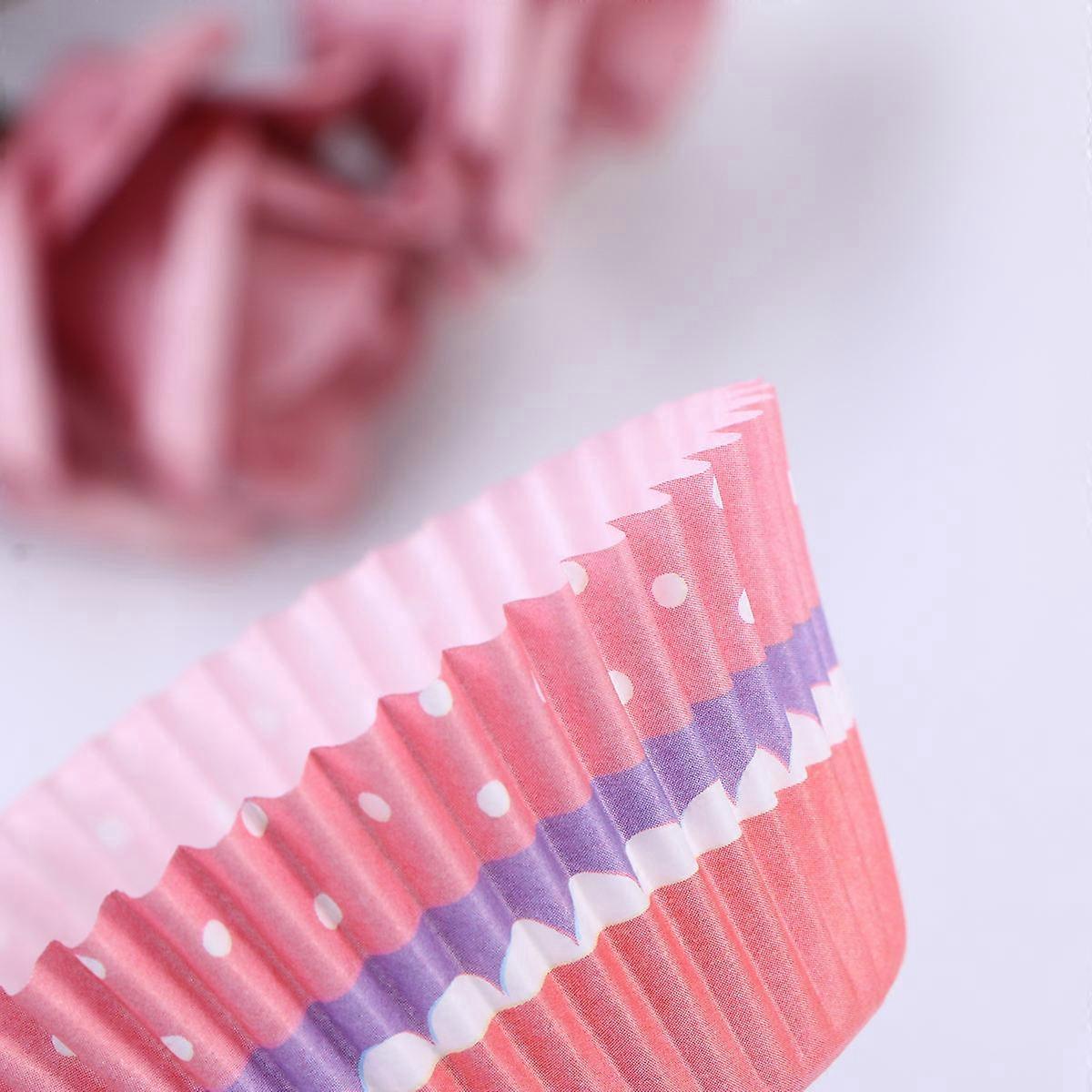 Egg Cake Paper Cups for Baking 100Pcs Red Cupcake Wrappers Liners Muffin Cases