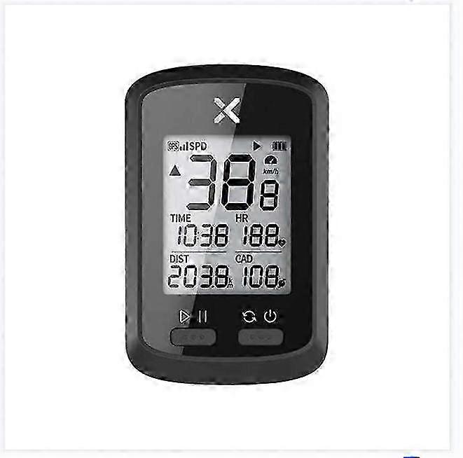 G Wireless 1.8" Large Screen Smart Bike Computer Auto Backlight GPS Waterproof Cycling Speedometer Data Code Table 25-26