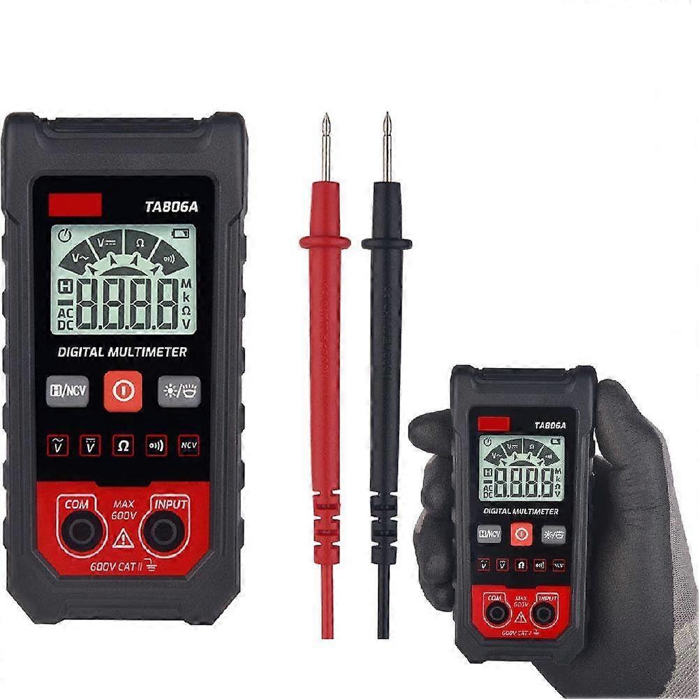 Rechargeable Smart Digital Multimeter with Auto Test Recognition, NonContact Voltage Detection