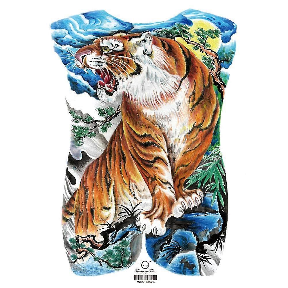 Large Waterproof Temporary Tattoo Stickers 480x340mm Full Back Realistic Design