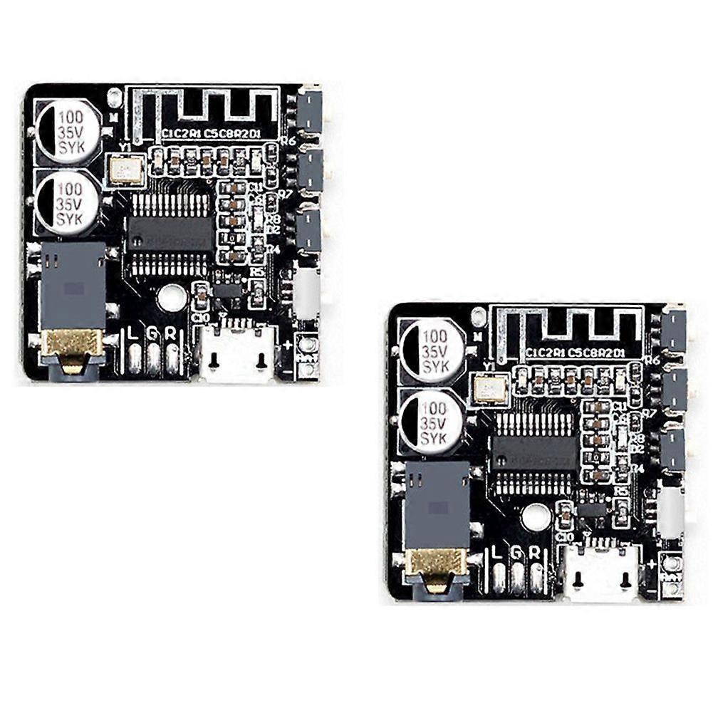 2Pcs High Quality VHM-314 V.20 MP3 Bluetooth Audio Receiving and Decoding Board 5.0 Lossless Car Audio Amplifier Module
