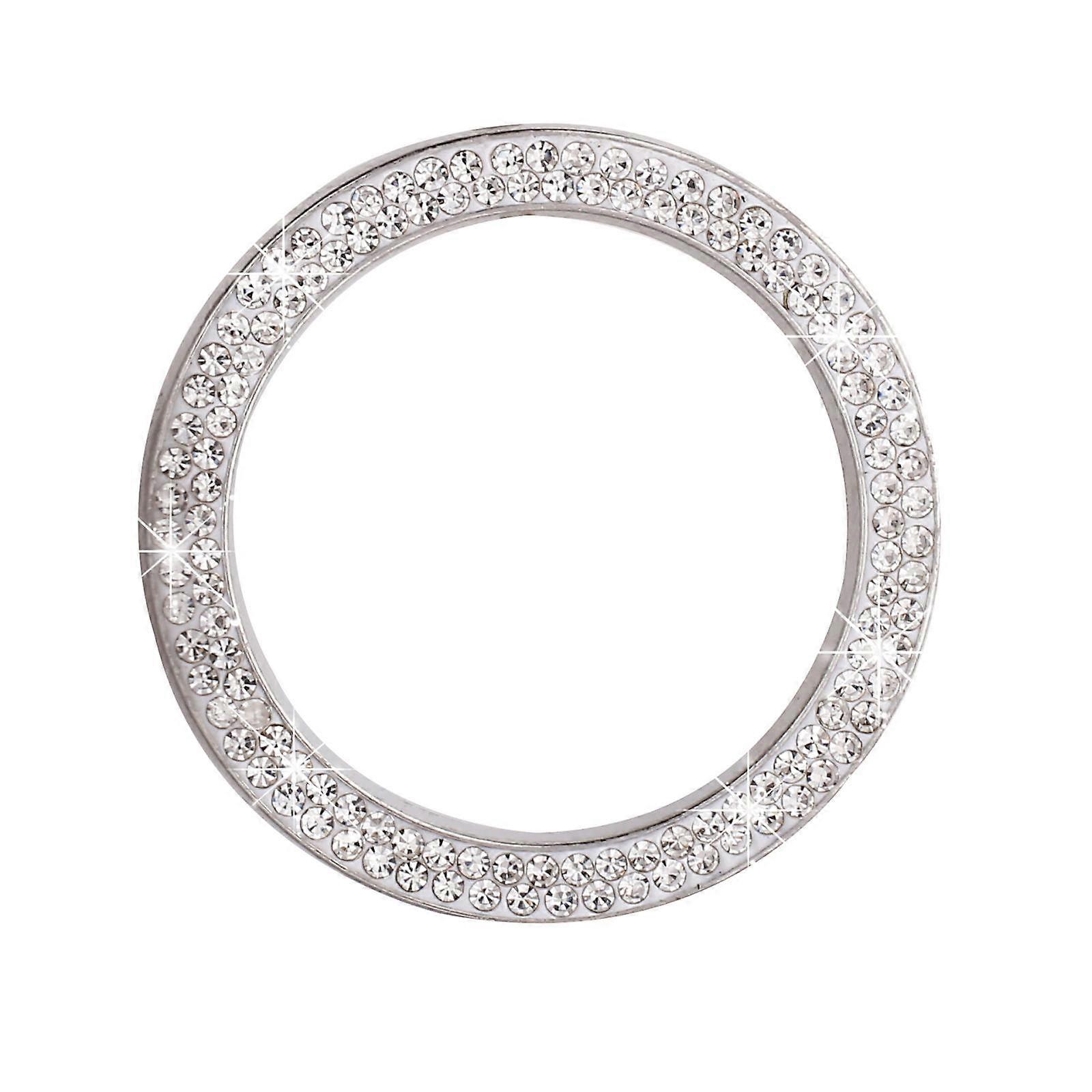 Car One-Touch Start Diamond-Embellished Trim Ring Sticker