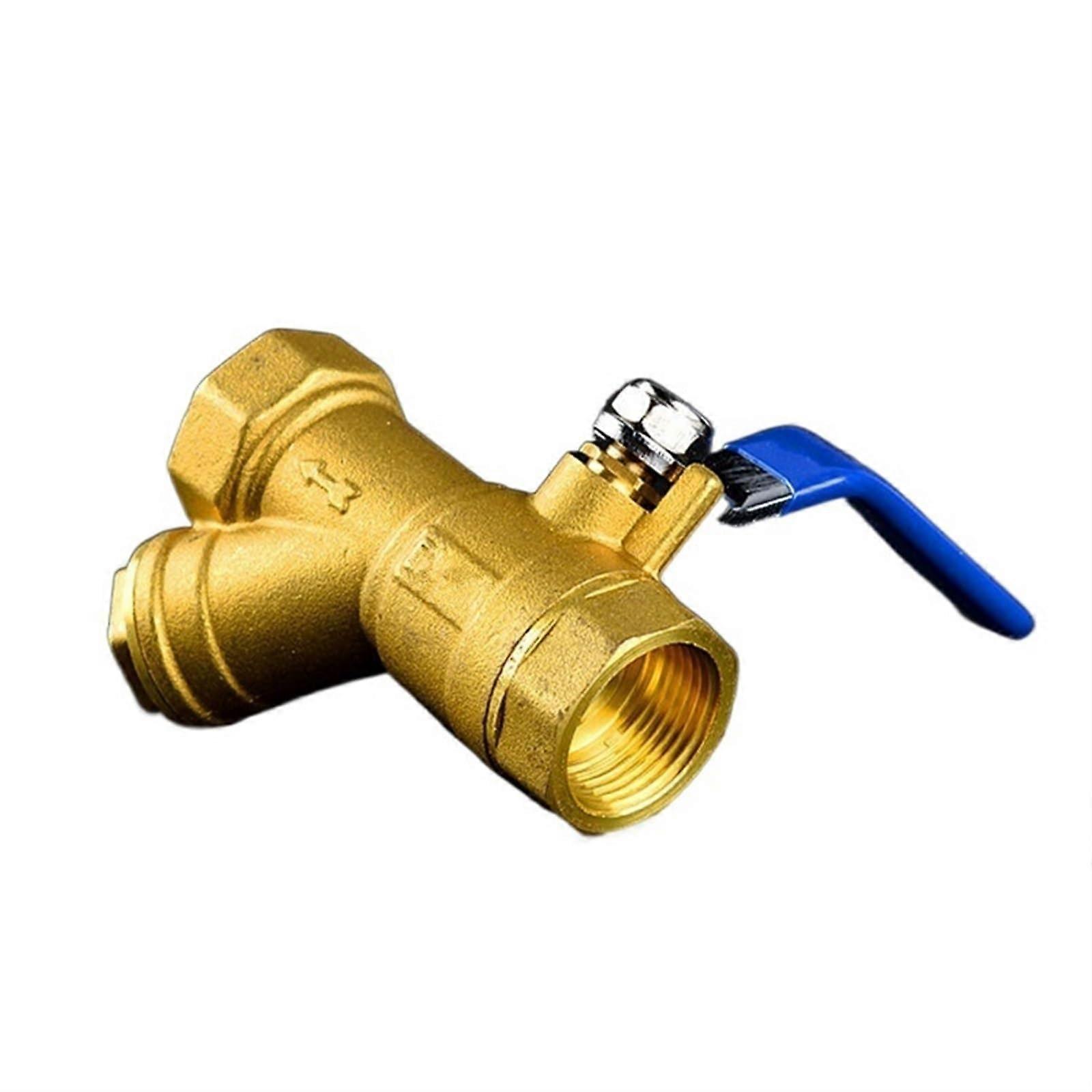 Brass Y Type Strainer Ball Valve DN32 32mm BSP Female Thread Durable Brass for Flow Control