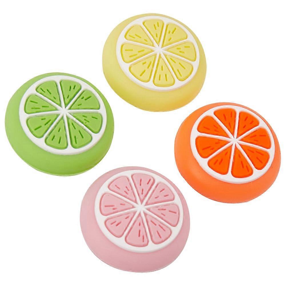 Cute Lemon Silicone Switch Thumb Grip Caps  Colorful Joystick Covers for Nintendo Switch Controllers