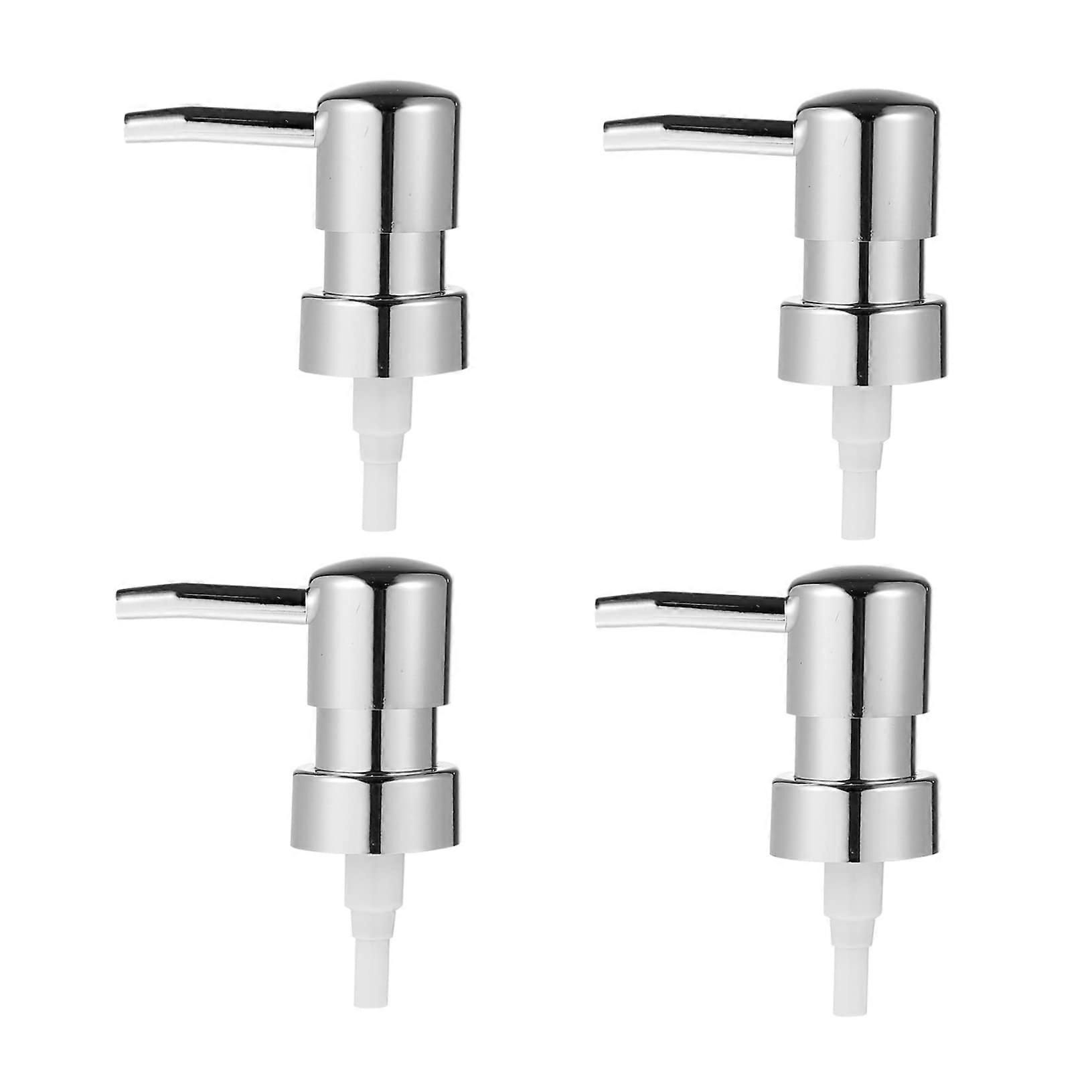 4Pcs Soap Dispenser Pump Replacement with Durable Bottle Pump Heads for Lotion Shampoo Detergent